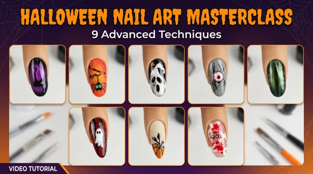 Halloween Nail Art Masterclass: 9 Advanced Techniques