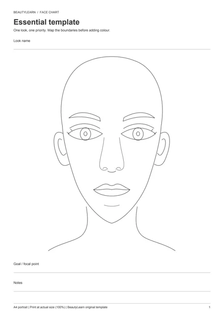 PDF page 1: essential template