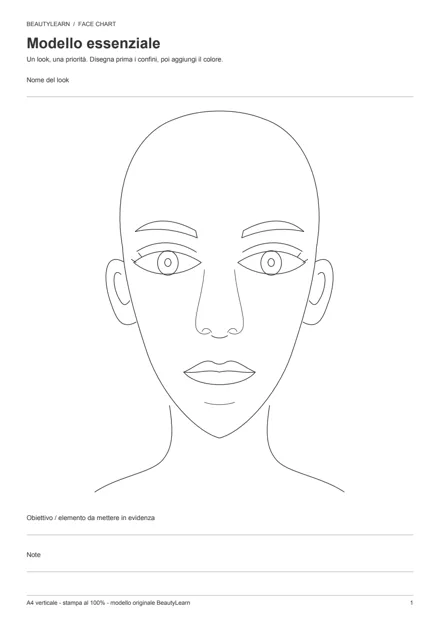 Pagina PDF 1: modello essenziale