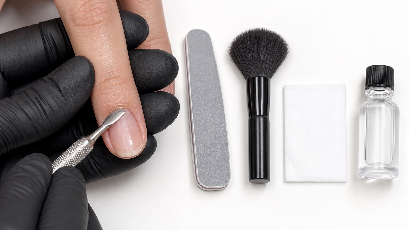 Sequenza professionale della nail prep in otto passaggi dalla valutazione all’applicazione