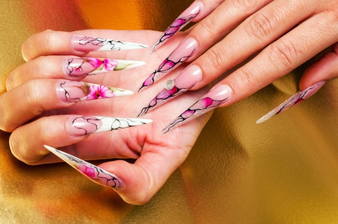 stiletto nails art