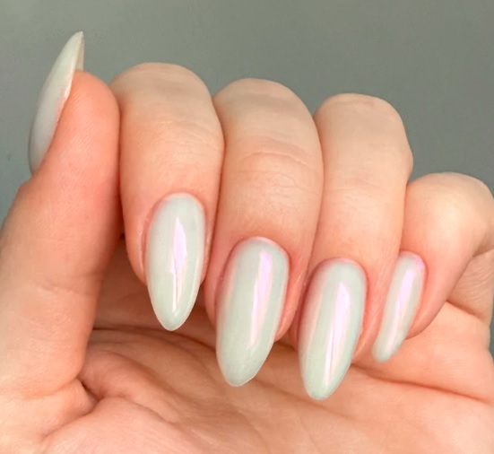white nails